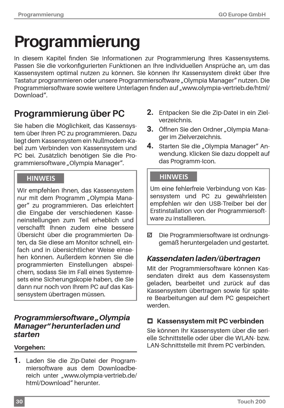 Programmierung Programmierung Über Pc Programmiersoftware Manager