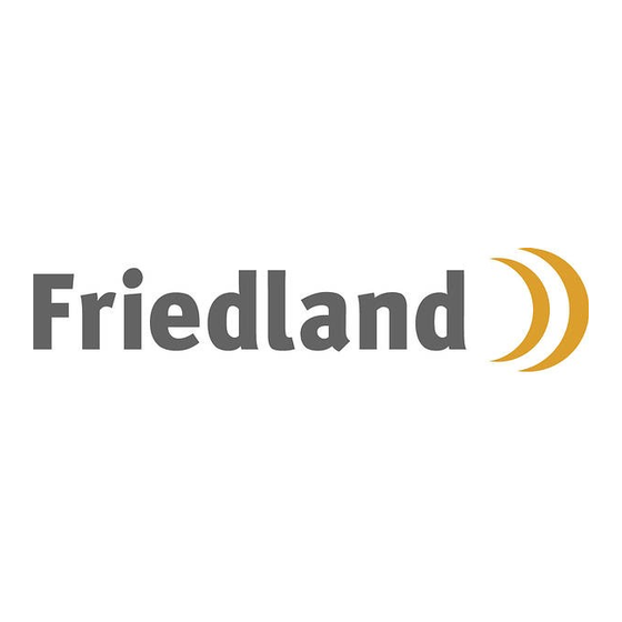 FRIEDLAND FGGA0401WWE Installationshandbuch Und Benutzerhandbuch