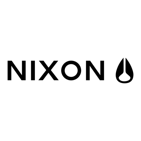 NIXON Famous Bedienungsanleitung