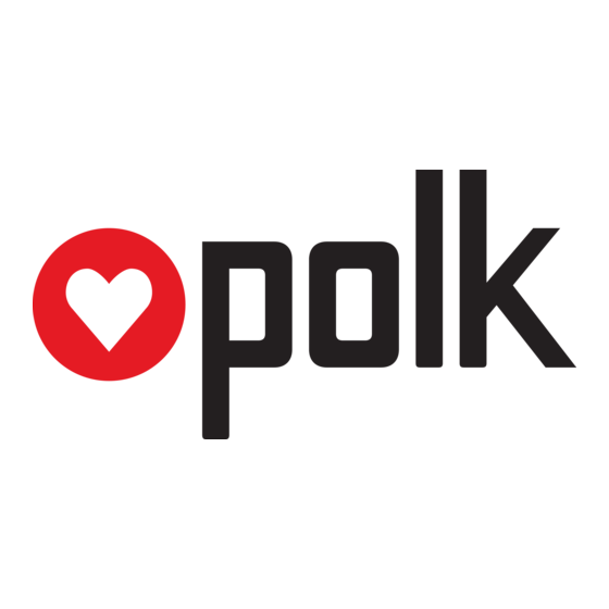 Polk Mono ultrafocus 8000 Benutzerhandbuch