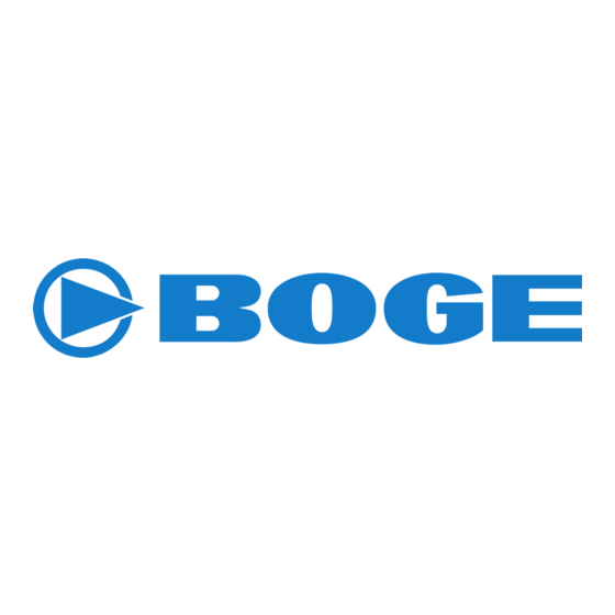Boge BS125 Benutzerhandbuch