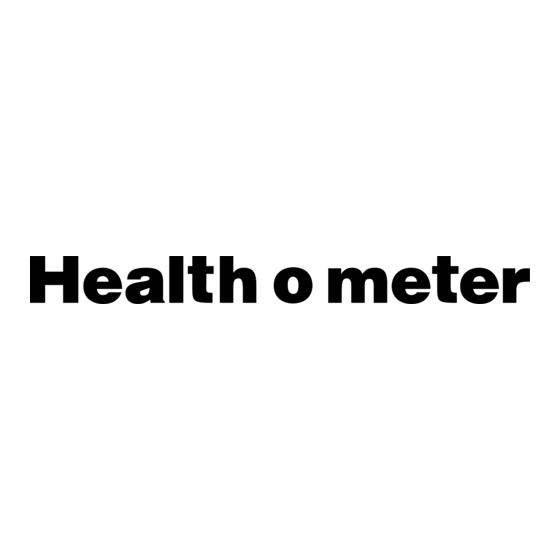 Health O Meter 222KL WET DIAPER / LAP SPONGE SCALE Bedienungsanleitung