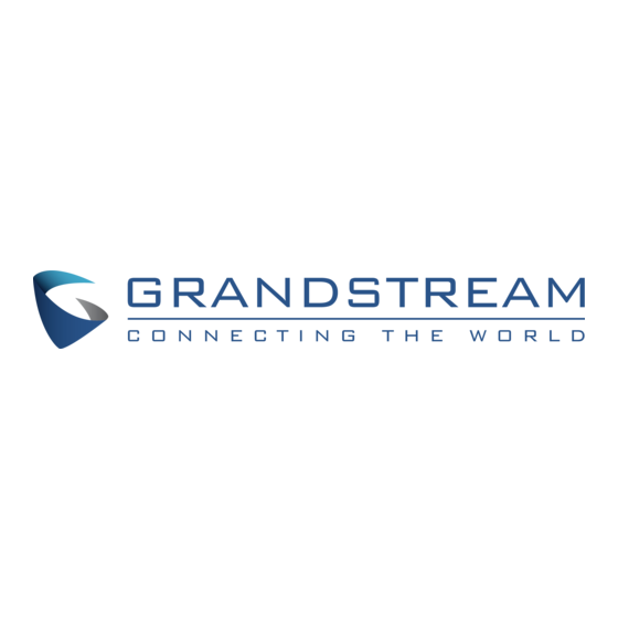 Grandstream Networks GXV3500 Handbuch
