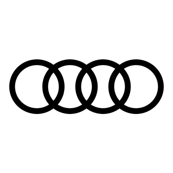 Audi RS 4 Kurzanleitung