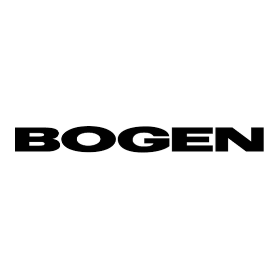 Bogen LINECOD ALS26 Serie Kurzanleitung