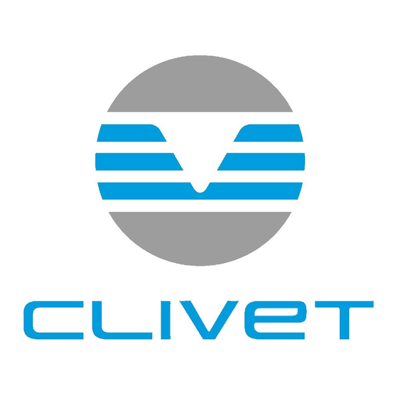 CLIVET Cristallo IM1-Y-Serie Installations-, Bedienungs- Und Wartungshandbuch
