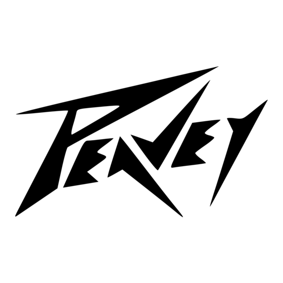 Peavey TRANSTUBE-Serie Bedienungsanleitung