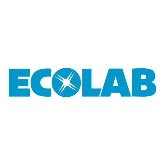 ECOLAB DryExxEco Advanced-ETH Betriebsanleitung