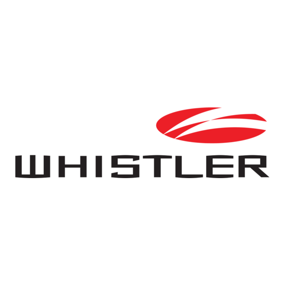 Whistler GT 468 GXI Kurzanleitung