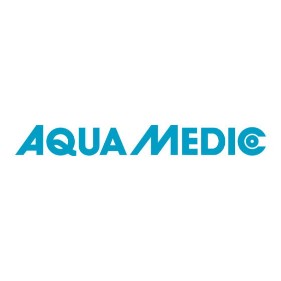 Aqua Medic platinum line plus Bedienungsanleitung
