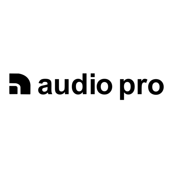 Audio Pro LV-SUB FLAT Bedienungsanleitung