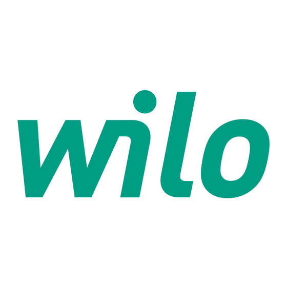Wilo Sinum Einbau- Und Betriebsanleitung
