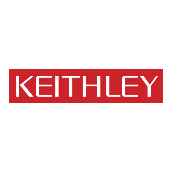 Keithley System-SourceMeter 2601B-PULSE Benutzerhandbuch