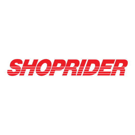 Shoprider Helgoland Bedienungsanleitung