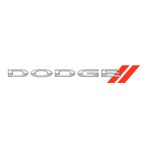 Dodge CALIBER Bedienungsanleitung