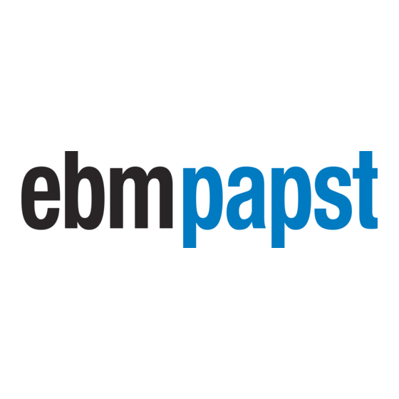 ebm-papst A6D800-AE05-03 Betriebsanleitung