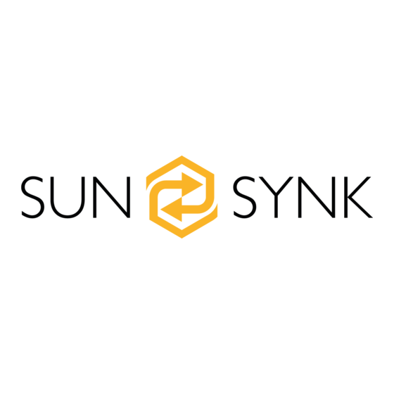 SunSynk -8K-SG01LP1 Installationshandbuch
