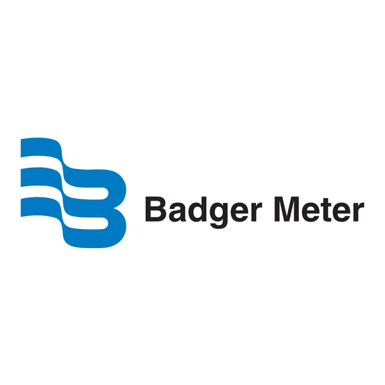 Badger Meter LMS-RF Montage- Und Bedienungsanleitung