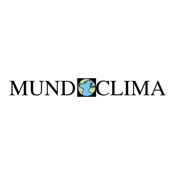 mundoclima MUPO-09-C12 Benutzer- Oder Installationshandbuch