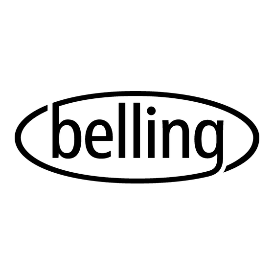 Belling 60VH Gebrauchsanweisung