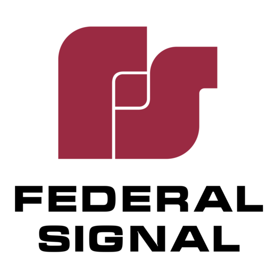 Federal Signal CLD-C Sputnik Handbuch