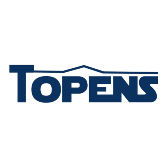 Topens TRF3 Bedienungsanleitung