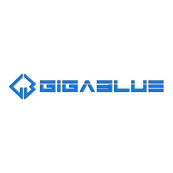 GigaBlue UHD QUAD 4K PRO Handbuch