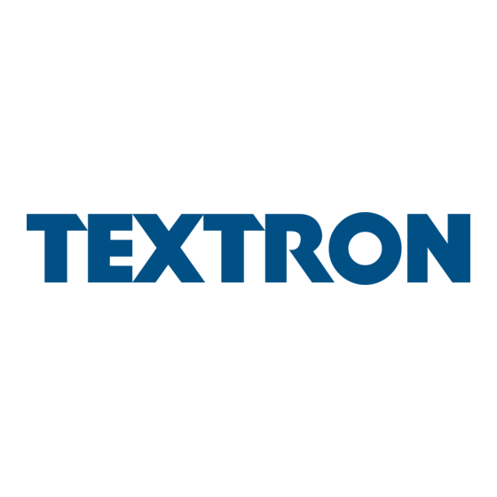 Textron Tempo 177 Bedienungsanleitung