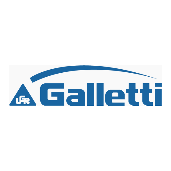 Galletti TA Bedienungsanleitung