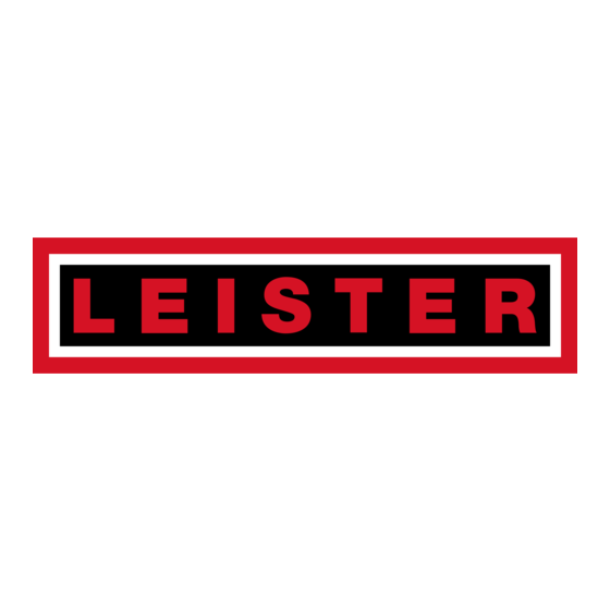 Leister FUSION 2 Bedienungsanleitung