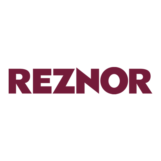 Reznor Maximizor 2103 Installationsanweisung