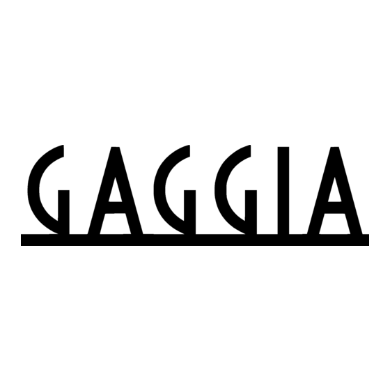 Gaggia GRAN  Gebrauchsanweisung
