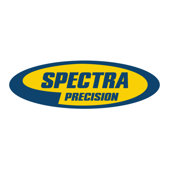 Spectra Precision HR500 Bedienungsanleitung