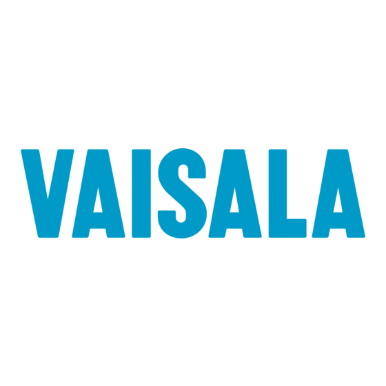 Vaisala RS92-SGP Benutzerhandbuch