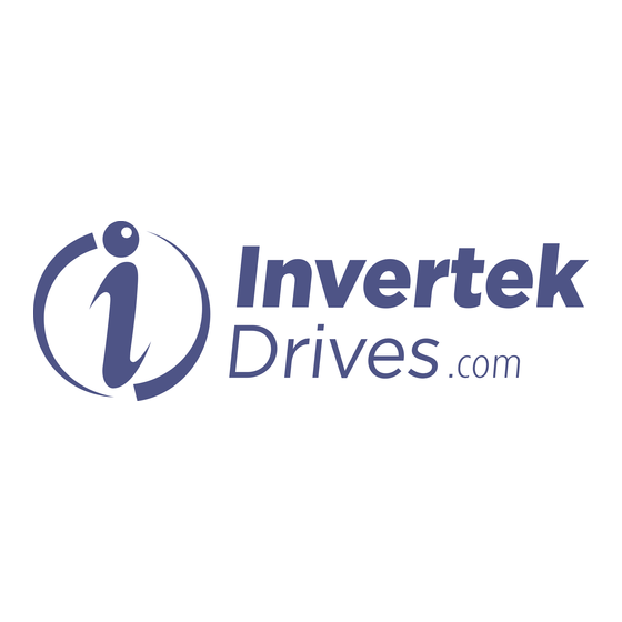 Invertek Drives Optidrive Plus 3GV Betriebsanleitung