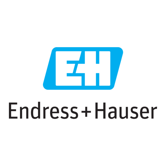 Endress+Hauser Deltapilot S FMB70 Kurzanleitung