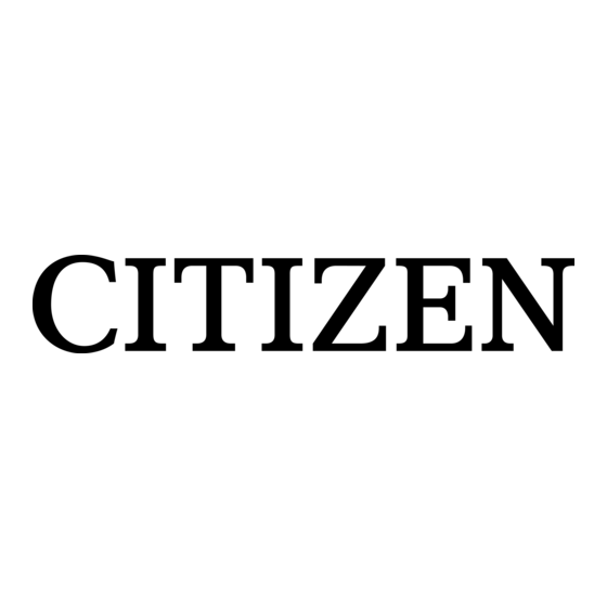 Citizen Knopf B Bedienungsanleitung