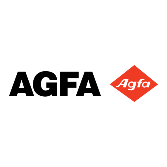AGFA Drystar AXYS Bedienungsanleitung