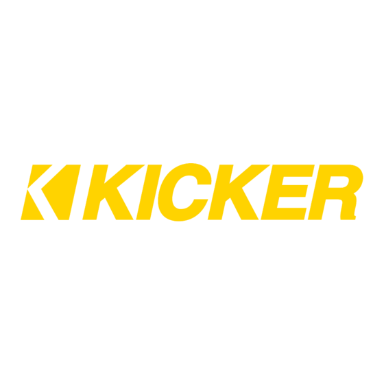 Kicker Q-CLASS DL712 Benutzerhandbuch