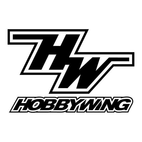 Hobbywing PLATINUM 25A V4 Bedienungsanleitung