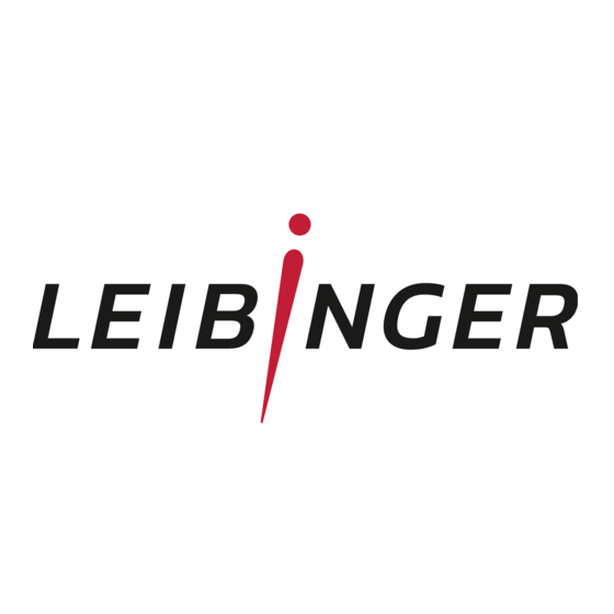Leibinger CANVASA series Originalbetriebsanleitung