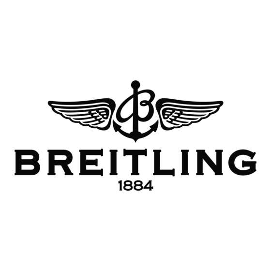 Breitling BENTLEY BARNATO RACING Bedienungsanleitung