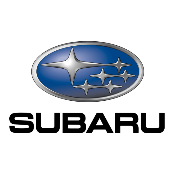 Subaru J1010AG221 Gebrauchsanleitung