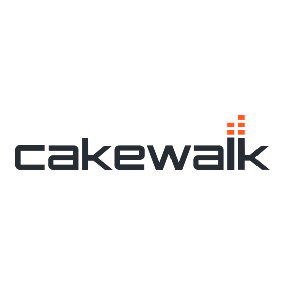 CAKEWALK Z3TA+ 2.1 Bedienungsanleitung