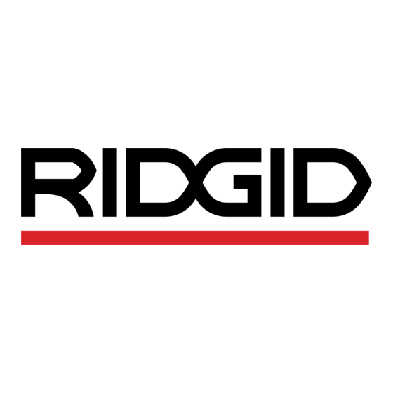RIDGID RE 60 Bedienungsanleitung