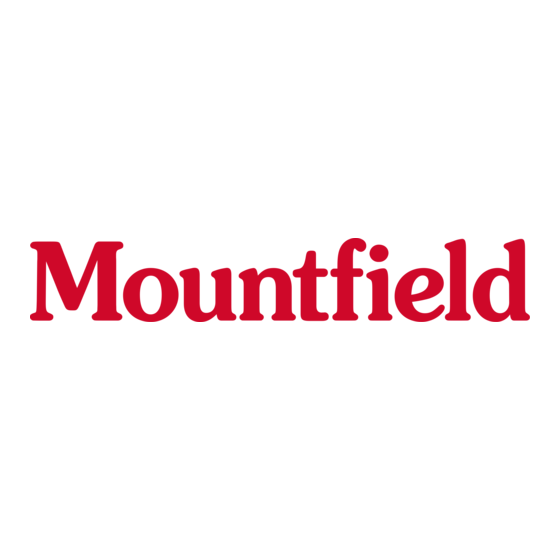 Mountfield 032019 Installations- Und Gebrauchsanleitung