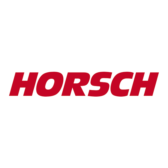 HORSCH Taro 6 SL Betriebsanleitung