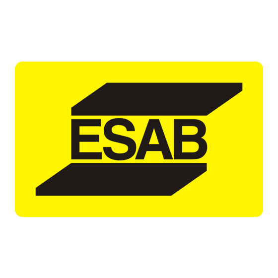 ESAB ESP-101 Bedienungsanleitung
