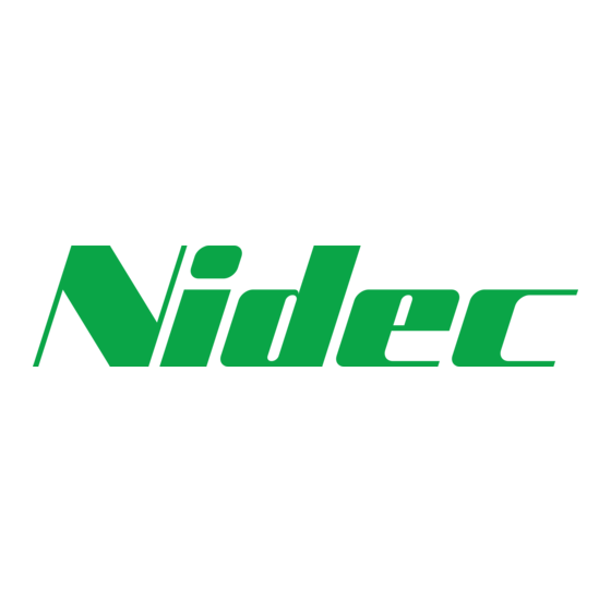 Nidec NVS-07 Bedienungsanleitung
