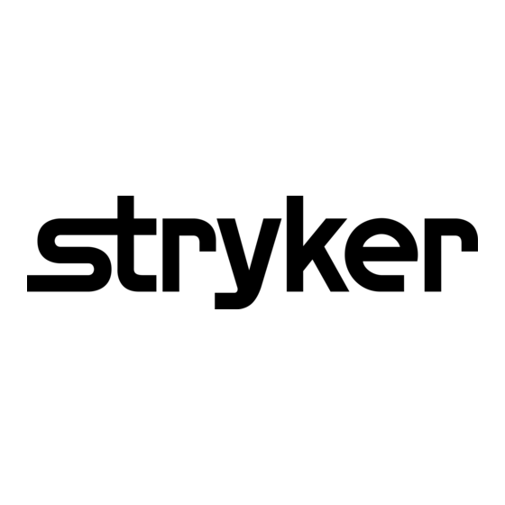 Stryker Emergency Relief Bed Bedienungsanleitung